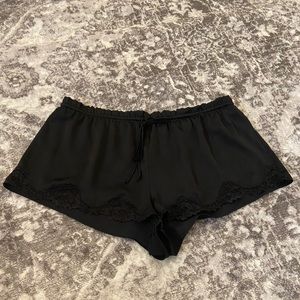 Victoria’s Secret Satin Lace Shorts
